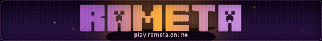 RAMETA — Captive Minecraft, redefined. No mods, 1. banner