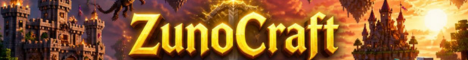 ZunoCraft — Custom Java survival with ranks, crate banner