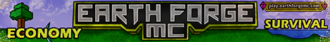 EarthForgeMC banner