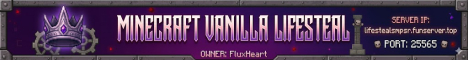 Minecraft Vanilla Lifesteal Smp banner