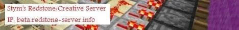 Stym's Redstone/Creative Server banner