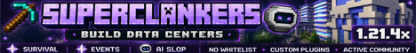 Super Clankers AI Slop Network banner