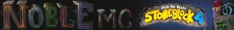 Noble MC: FTB StoneBlock 4 banner