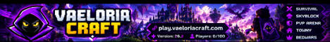 VaeloriaCraft banner