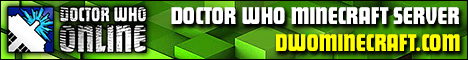 DWO - Doctor Who Minecraft Server banner