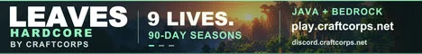 Leaves Hardcore by CraftCorps banner
