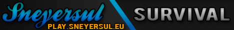 Sneyersul Minecraft Community banner