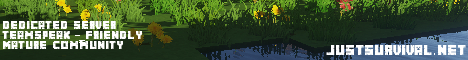 JustSurvival.net - Land Claim Survival banner