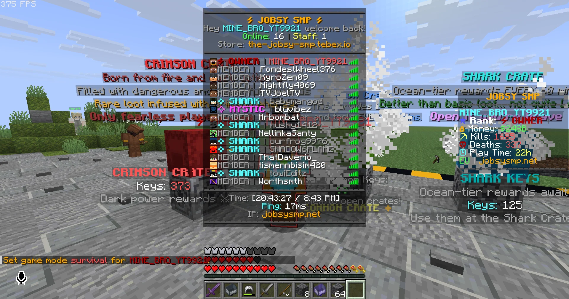 Jobsy SMP screenshot 1