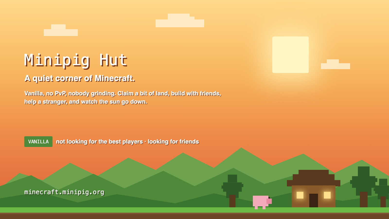 Minipig Hut screenshot 1